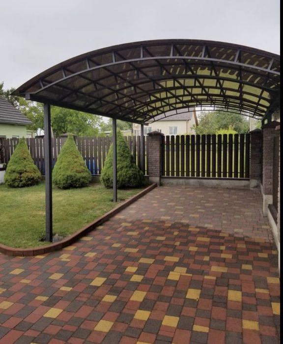 Изготовленин навесов , козырьков,