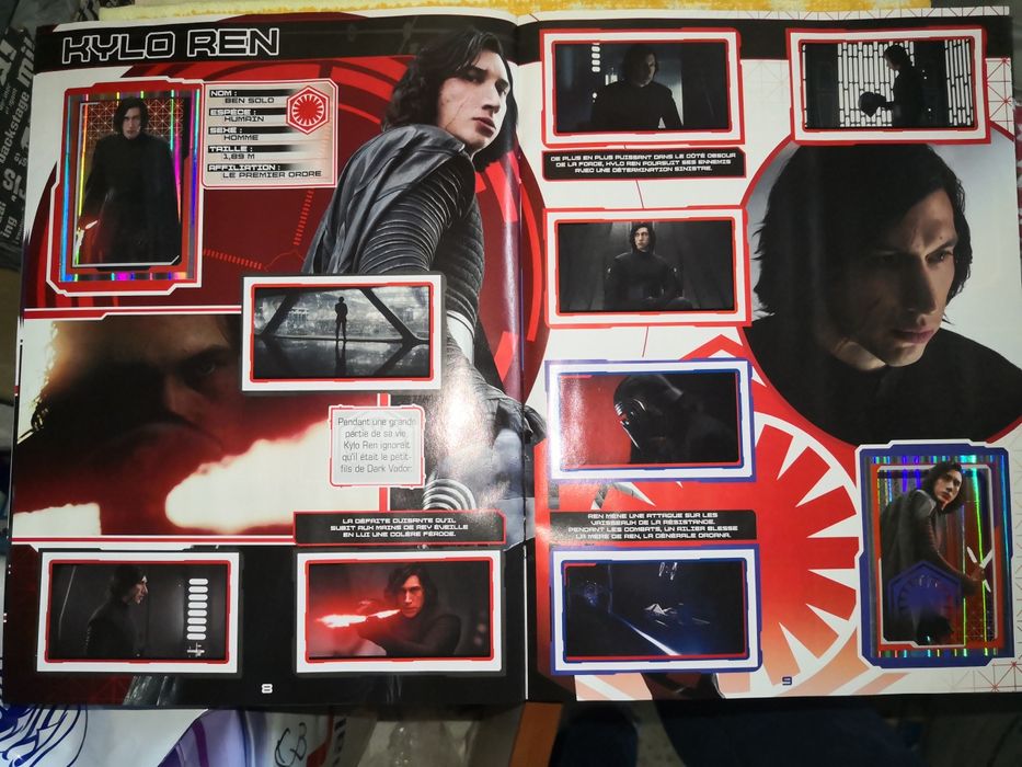 Album Star Wars stickere