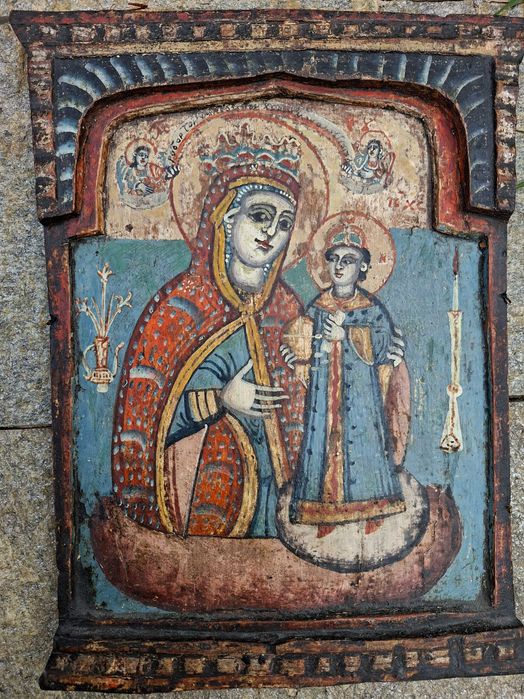 Стара Българска Икона Триптих