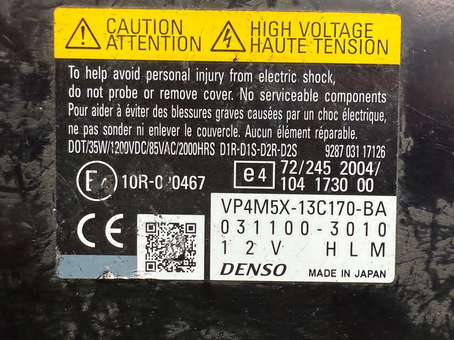 BLOC XENON LAND ROVER FREELANDER 2 2.2 DIESEL 2008 COD OEM 031100-3010 0311003010 2007-2011