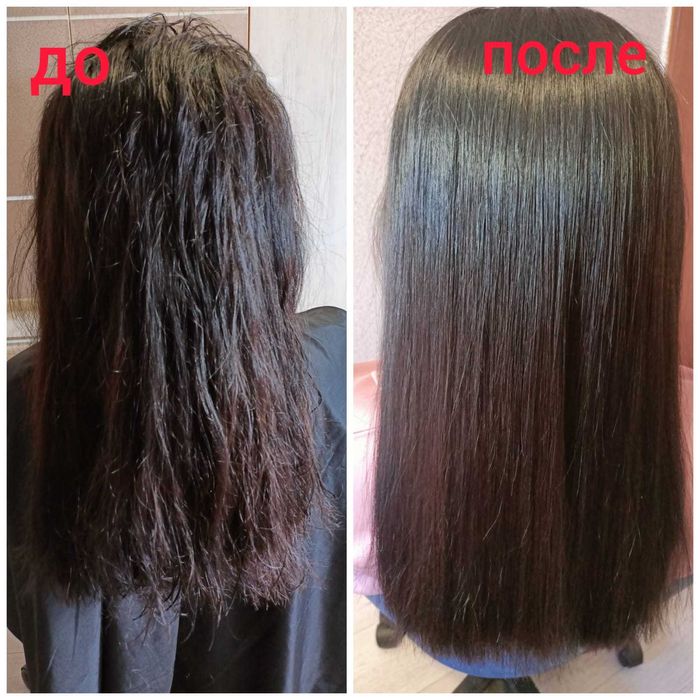 выпрямление волос