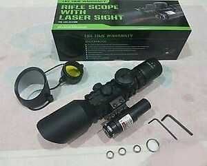 Оптика с лазарен прицел два цвята M9 LS 3-10x42E