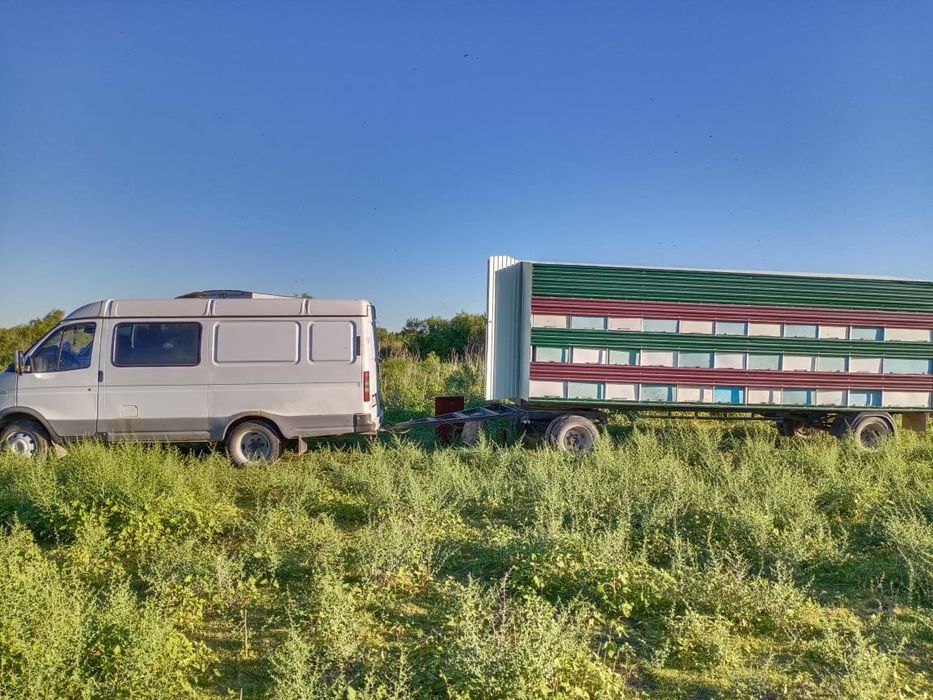 Прицеп пчеловодческий и газель