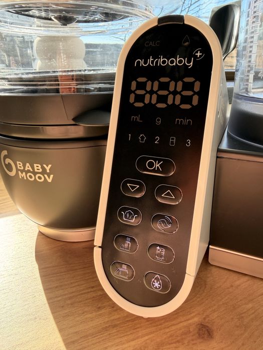 Robot multifunctional 5 in 1 NUTRIBABY+ grey