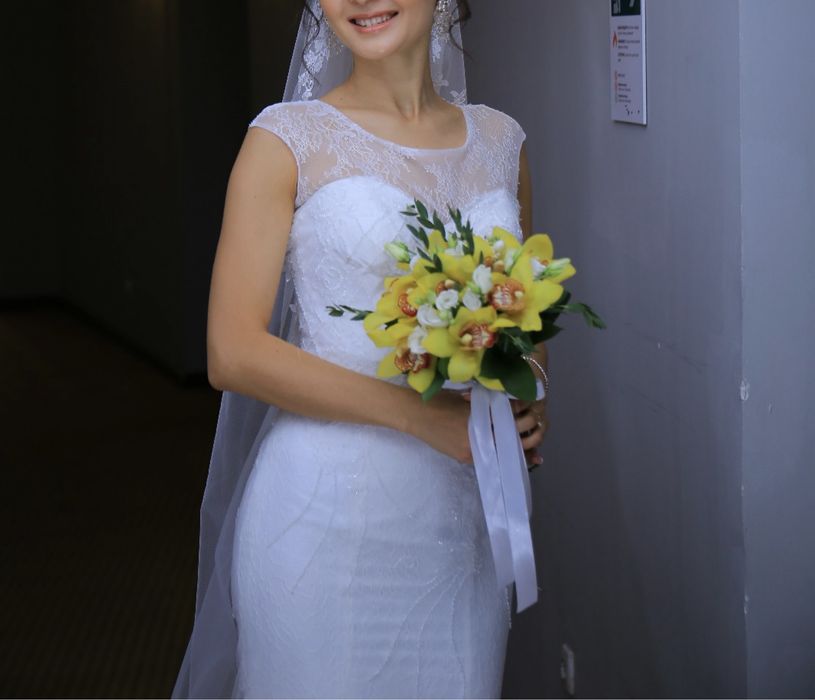 Свадебное платье рыбка