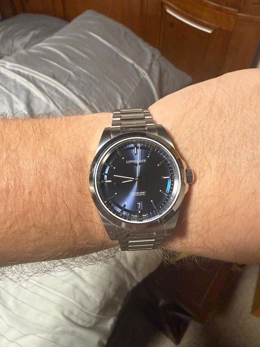 Ceas Longines  Conquest Automatic Premium 41 mm Blue Sapphire