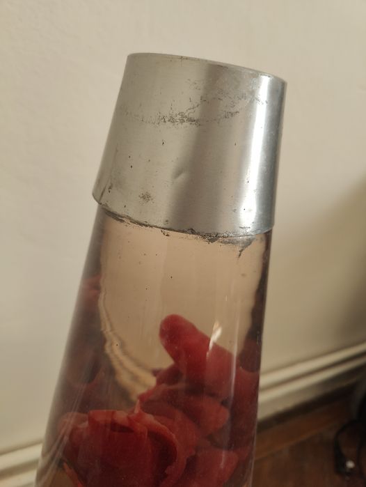 Lava lamp culoare  rosie