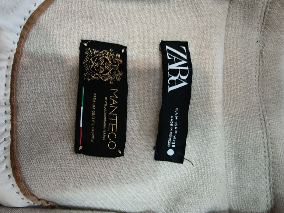 Продавам дамско вталено палто на Zara размер М в отлично състояние.