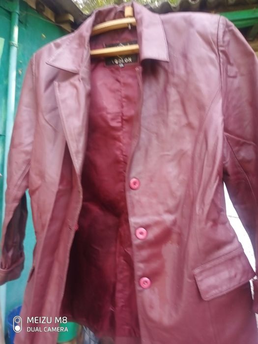 Куртка женская кожаная