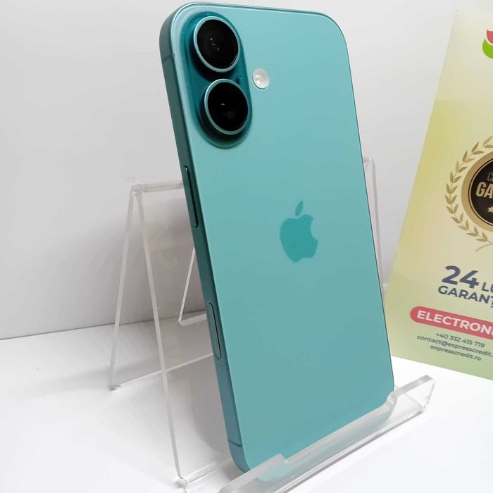 Iphone 16 128 GB Sanatate baterie:100% (Ag4 Dacia B.52305) Garantie 2 ani
