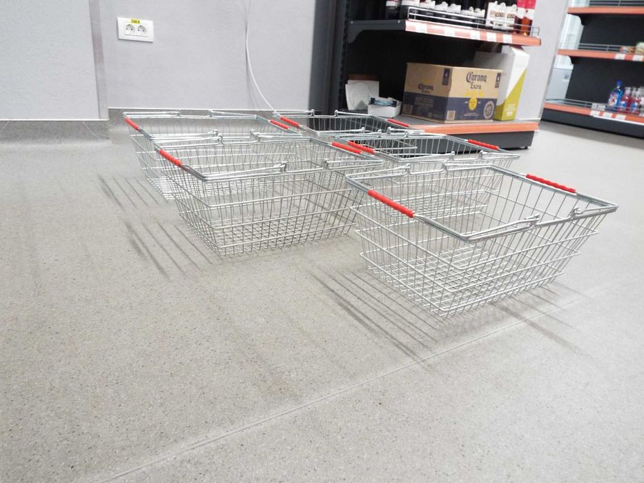 vand 5 cosuri metalice pt cumparaturi magazin,super market pret 500ron