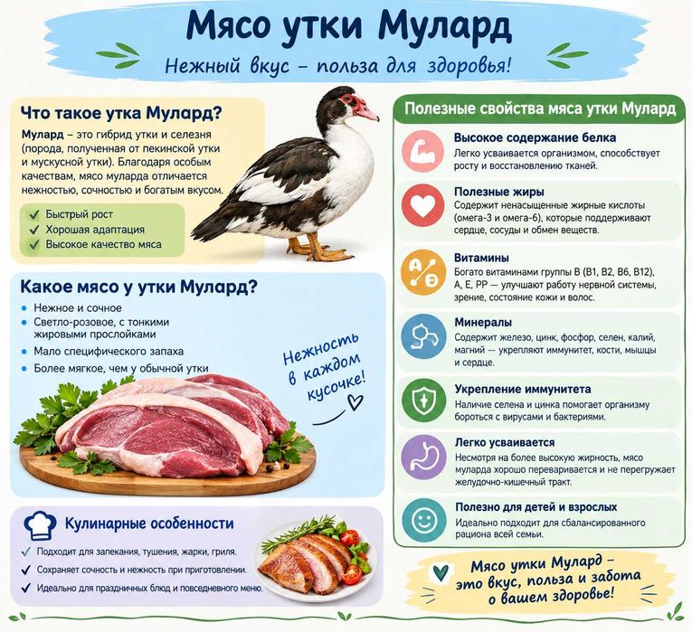 Продам мясо утки (мулард)