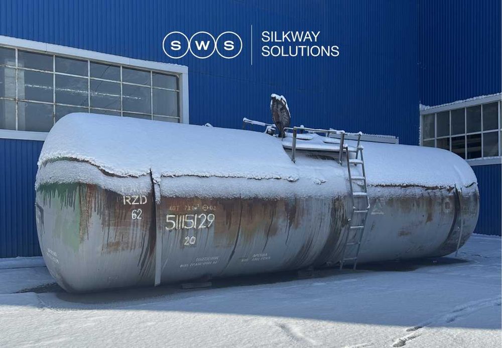 Saqlash uchun qozonlar, temiryo‘l sisternalaridan sig‘imlar