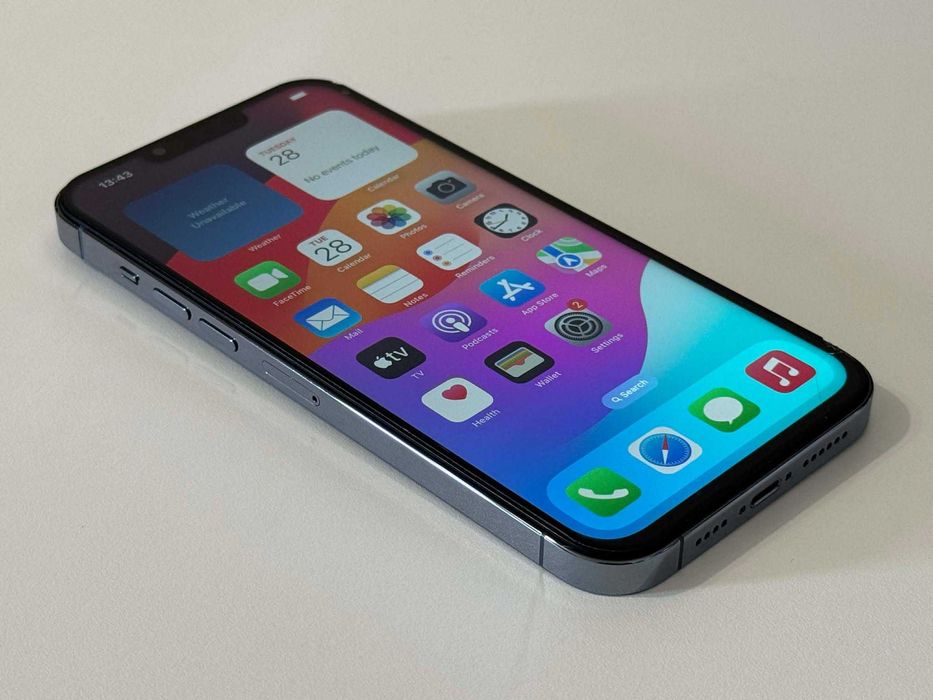 Бартер! iPhone 13 Pro Max 256GB Sierra Blue (Син) 89% Батерия.