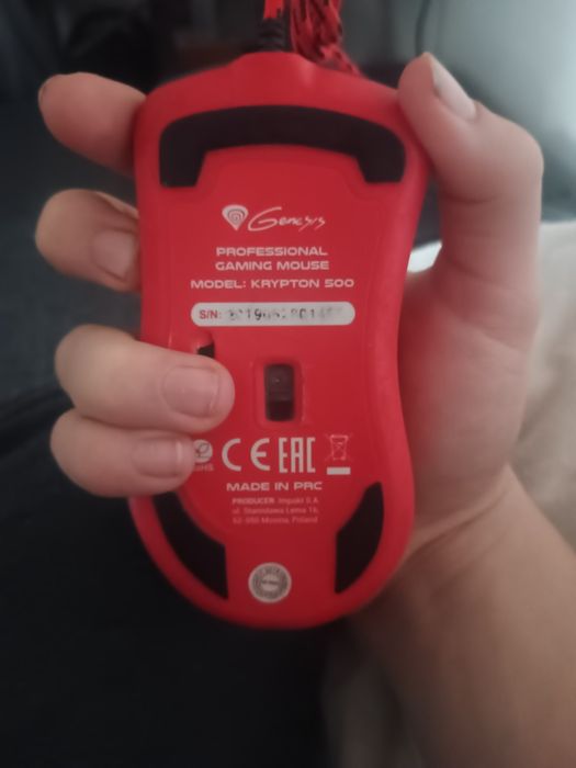 Mouse gaming genesis model KRYPTON 500