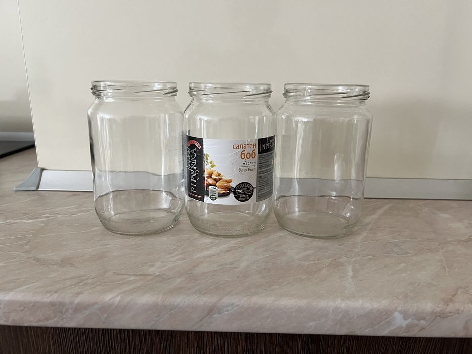 Буркани с винт 720 мл burkani 720 ml s vint за мед компот и други