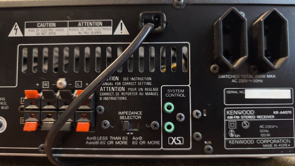 Receiver statie amplificator Kenwood KR-A4070 80W RMS impecabil !