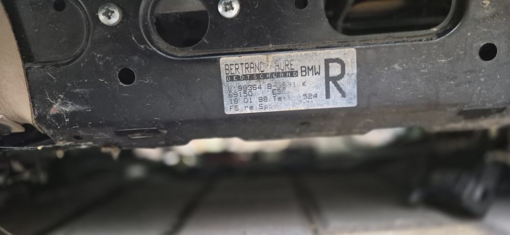 Сиденья bmw e39 а-ля recaro