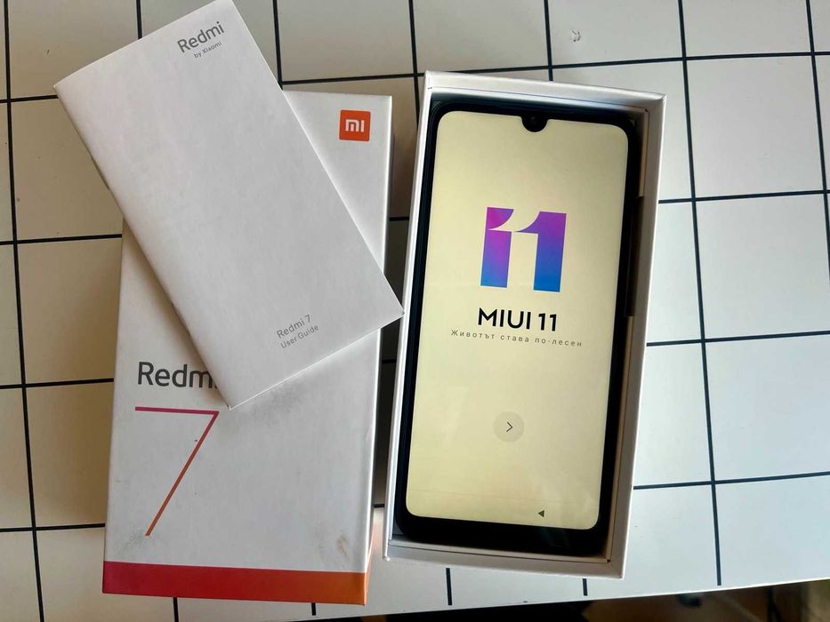 Xiaomi Redmi 7 | 3GB RAM / 32GB ROM | С кутия | Много добро състояние