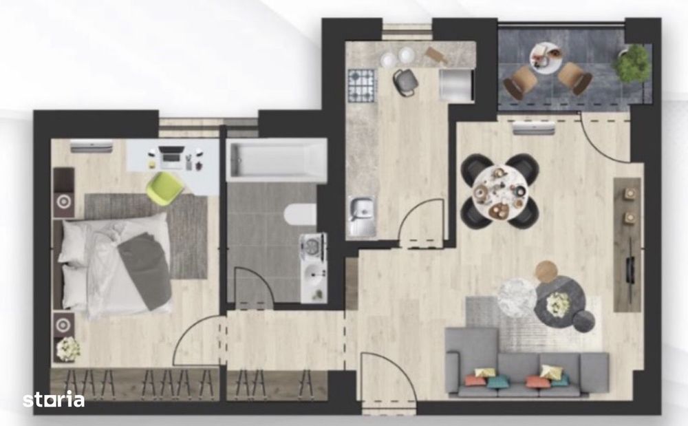 Apartament modern cu 2 camere | Bucegi Central Residence | Ploiești