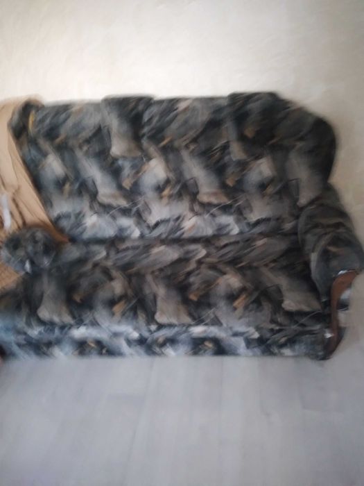 Диван велюр и кресло