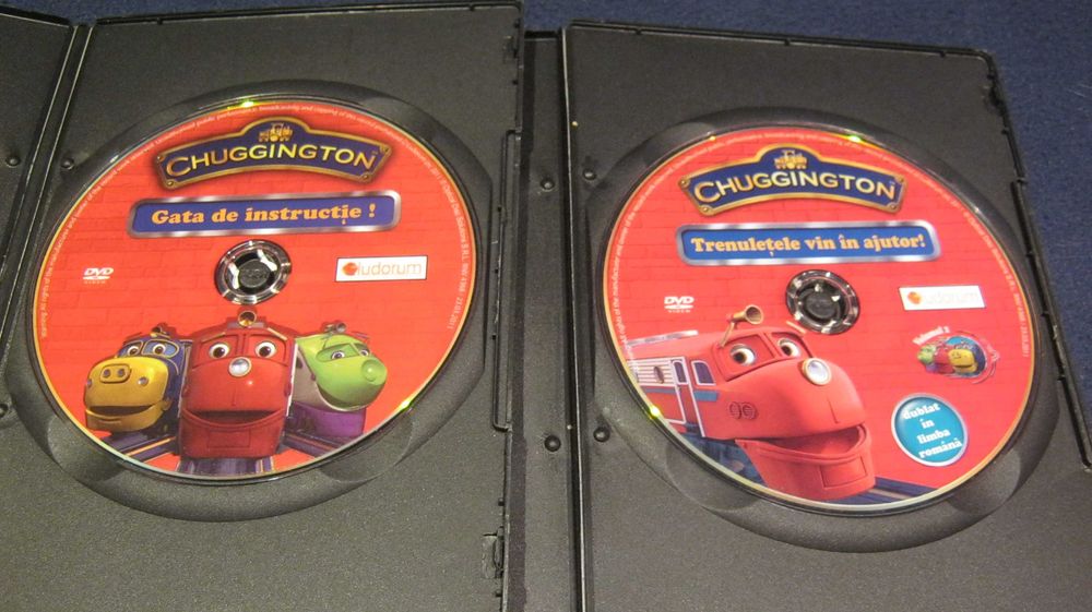 Lot 4 DVD originale /CHUGGINGTON/dublate in Lb.Romana.
