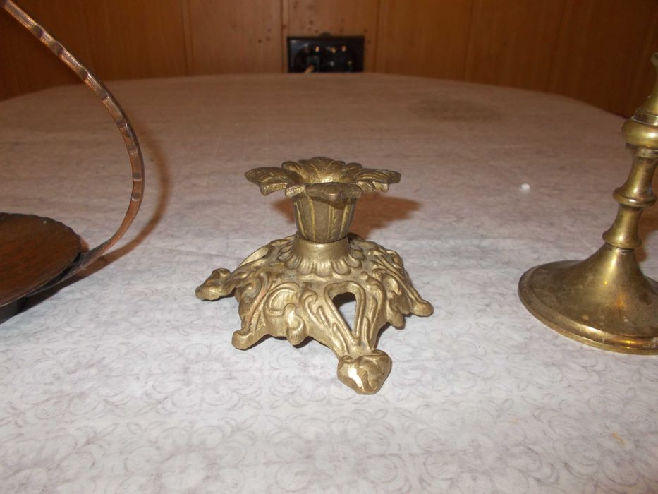 Лот свещници от мед-бронз