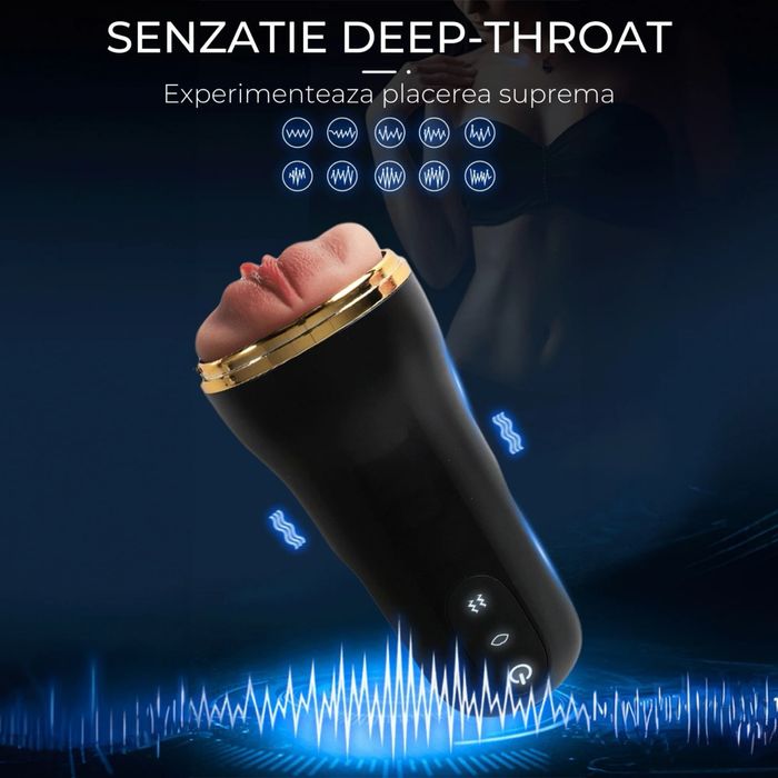 Dispozitiv personal cu vibrații – rezistent la apă, mai multe moduri