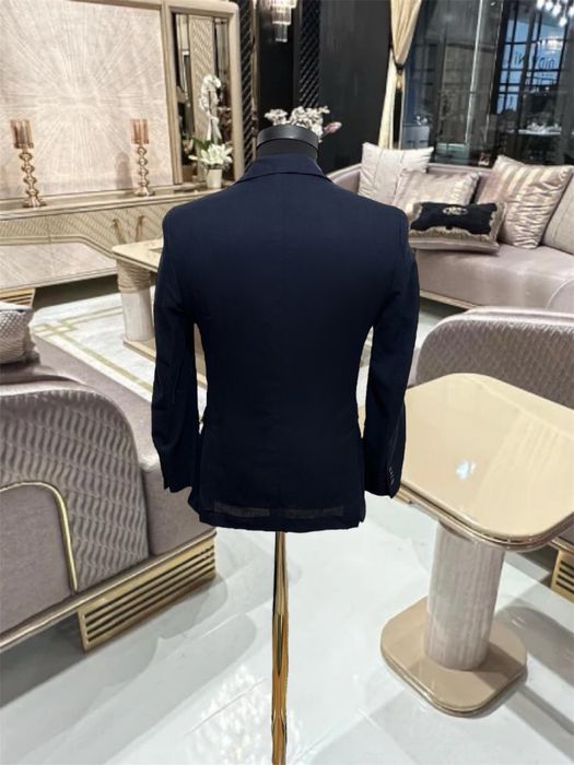 Sacou barbat Alcott&Co premium navy blue bleumarin 44