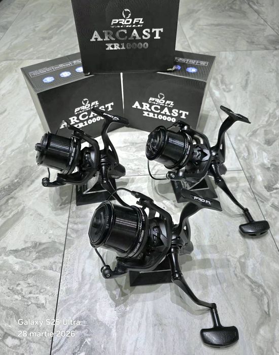 SET 3 Mulinete PRO FL Arcast XR 10000 NEW 2026