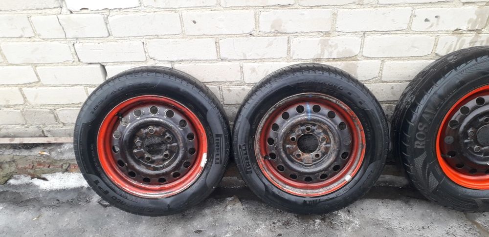 Колеса с летней резиной на 14