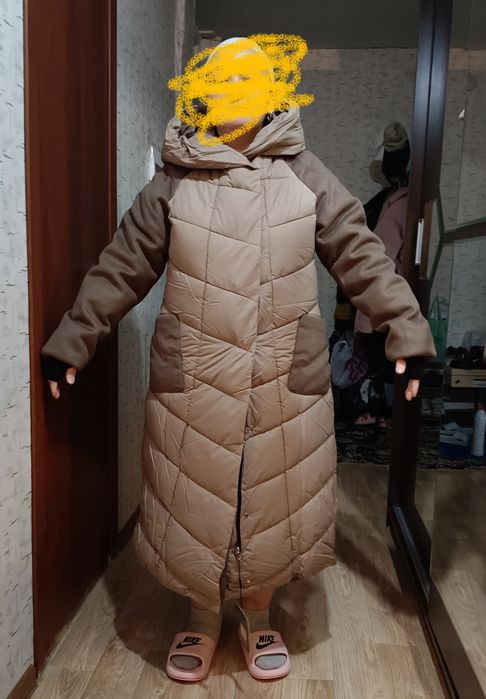 Пуховик демисезонный тёплый