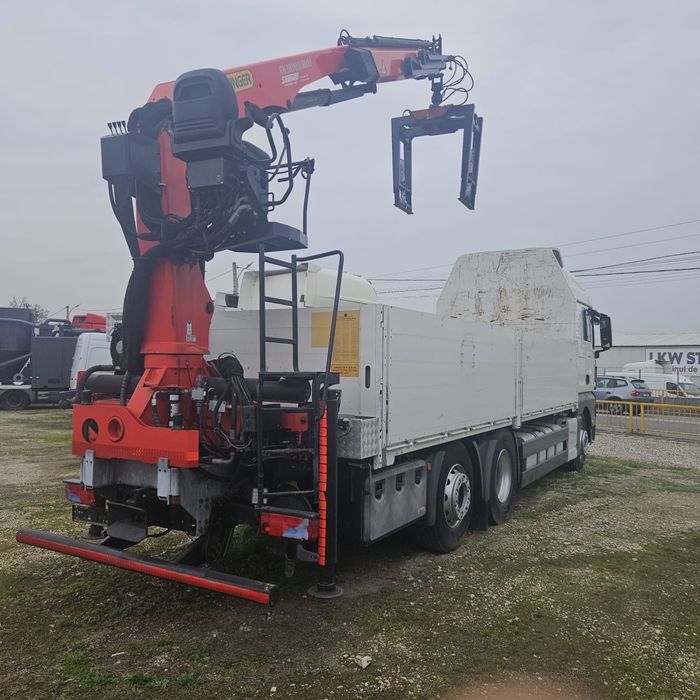 CAMION MAN TGS 26.460 6x2 EURO 6 + Palfinger PK 18001L + clește, 2018