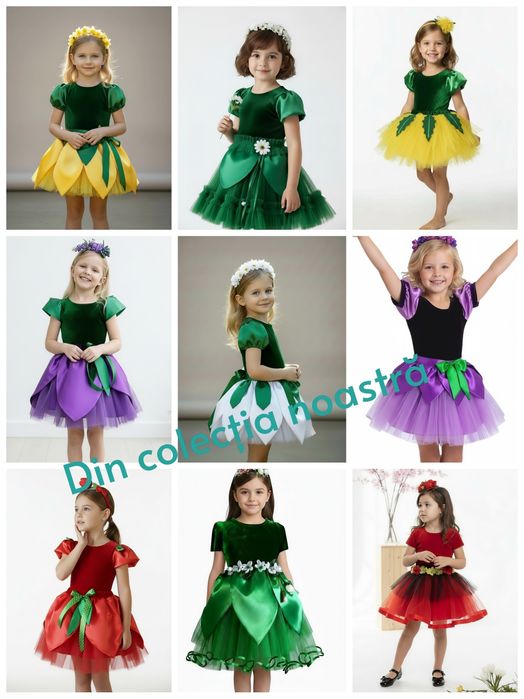 Costum serbare Lalea Costum halloween ,spectacol,party