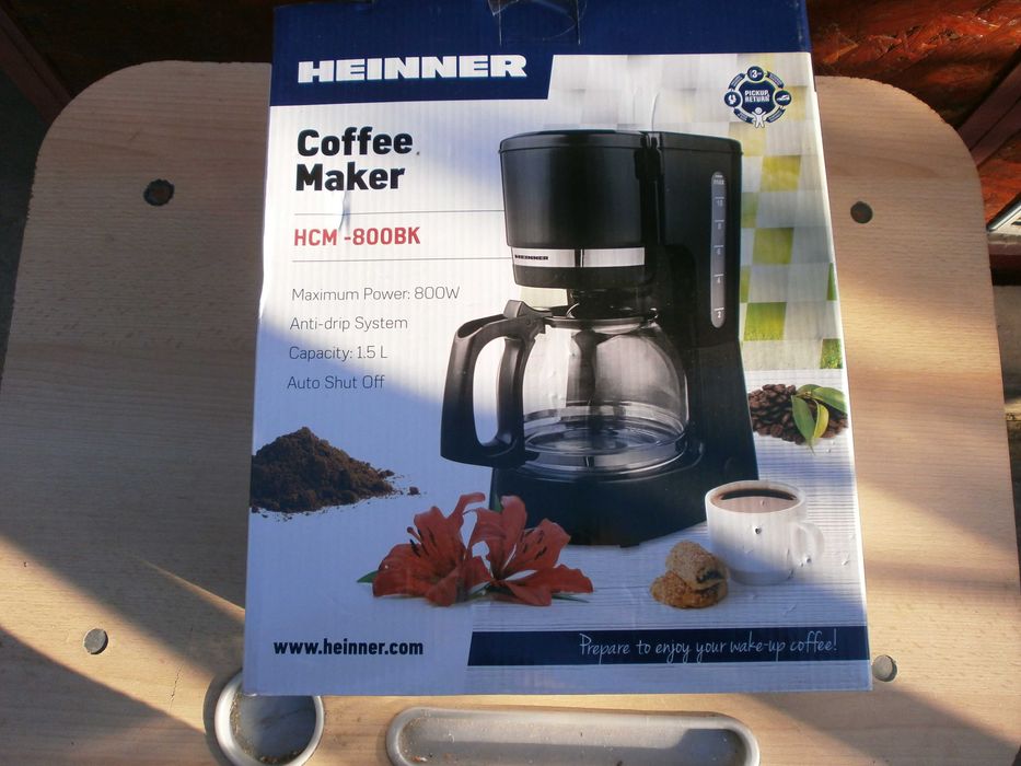 cafetiera heinner hcm 800bk noua, sigilata