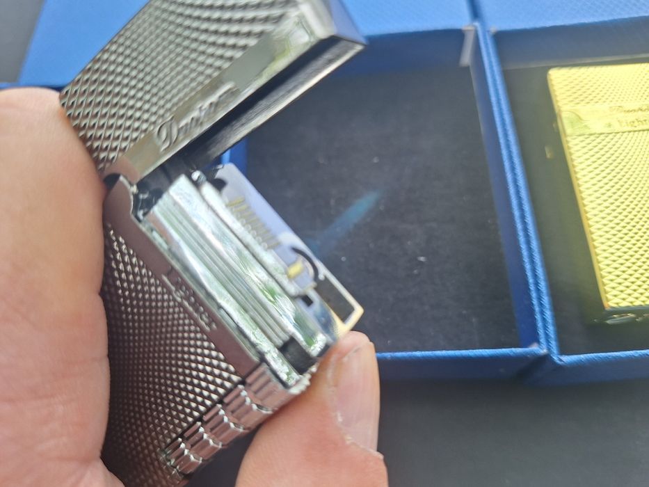 Луксозна метална запалка с два вида пламък