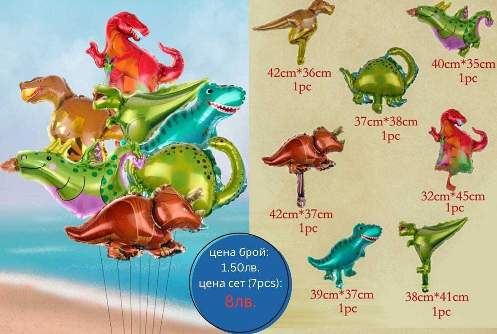 Фолиеви балони сетове ( рожден ден , кръщене, празници , украса )