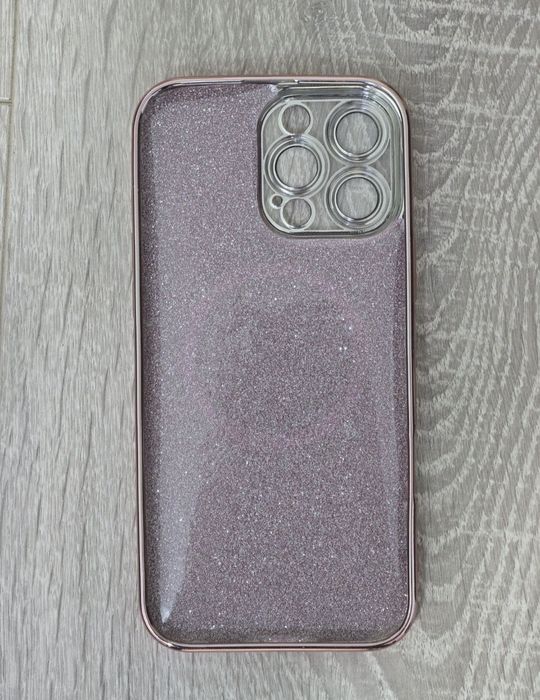 Husă Glitter pentru iPhone 16 Pro Max – Roz, Magnetică, Shockproof
