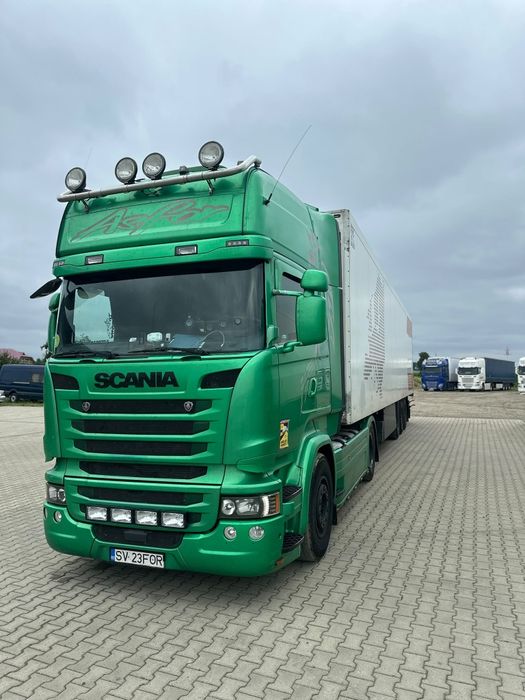 Vand 2 Scania R 490.2016/10 (SUPERBE)si 2 Semiremorci frigo schmitz  2010,,agregat carrier 1850,FRC 2028,Perfecte  stare.Circula doar pe comunitate.