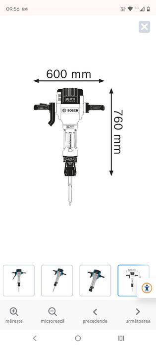 Ciocanul demolator Bosch Professional GSH 27
