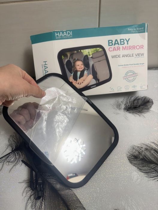 Oglindă 360 grade pentru tetiera spate