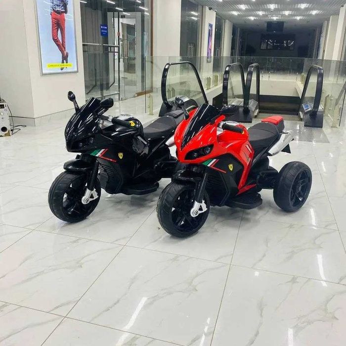 Самый большой Перезаряжаемый детский трехколесный Электрический мото.