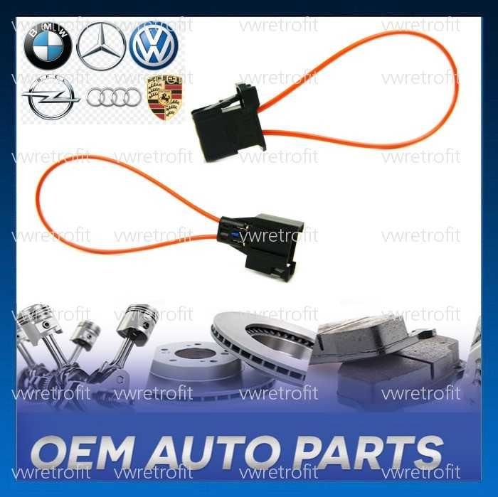 Conector fibra optica bucla loop bypass VW Audi BMW Mercedes PERECHE