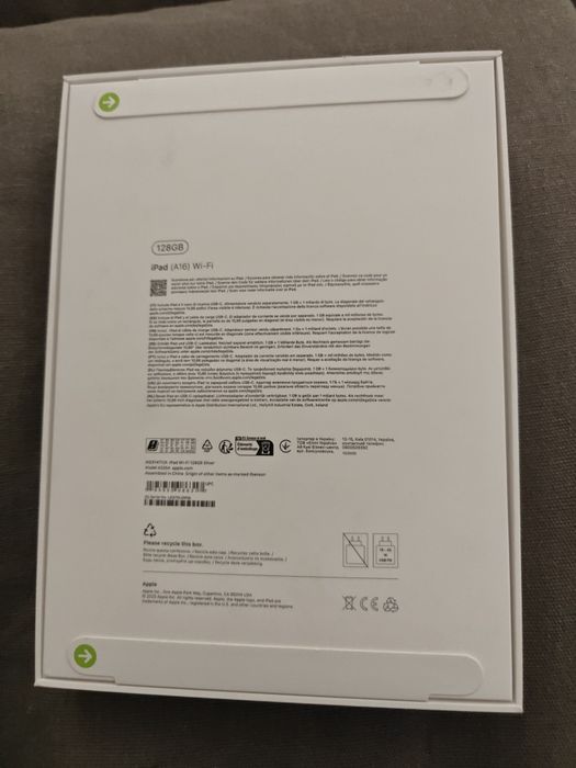 11-inchПланшет iPad Wi-Fi 128GB Silver Model A3354