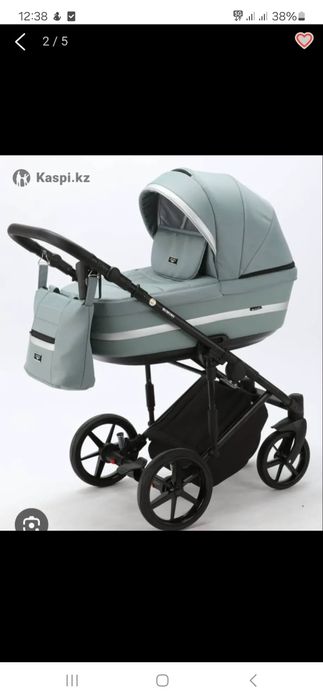 Продам коляску, кроватку, стульчик