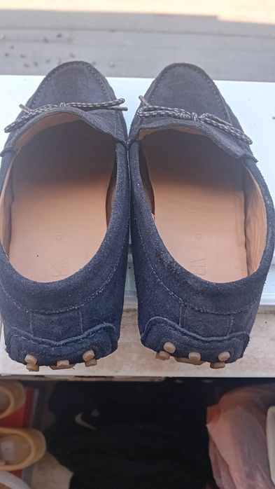 Велурени мокасини Зара