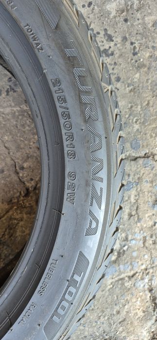 4 anvelope vara ca noi Bridgestone 215/50/18.Pretul este pe bucata.