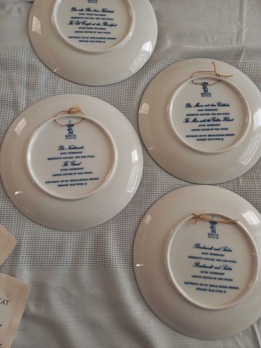 Стенни чинии,лимитирана серия със сертификат