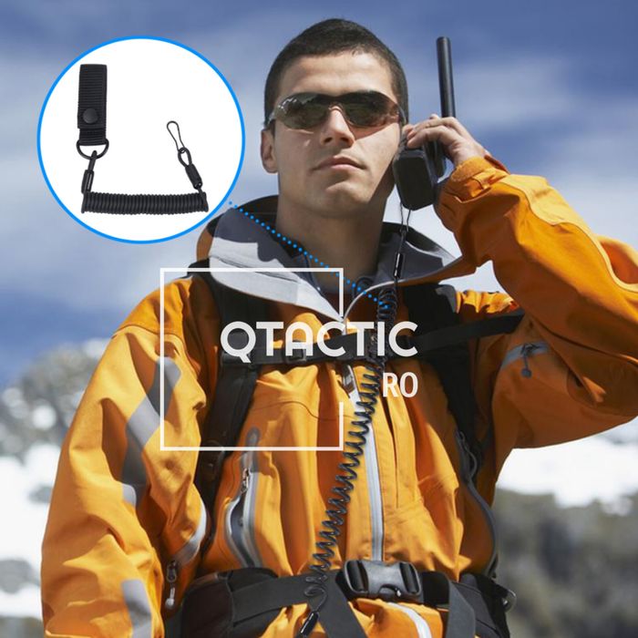 Snur/cordon elastic pentru asigurarea pistolului si a altor obiecte