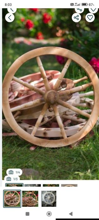 Roti din lemn produse noi